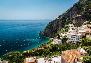 Amalfi's coast is glorious blend of vibrant colors, a light spattered dream of luxury and prestige