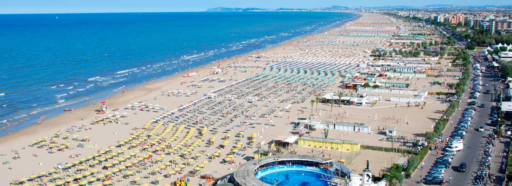 The Rimini beach is the most sought after destination for summer holidays - and it's nobody's wonder!