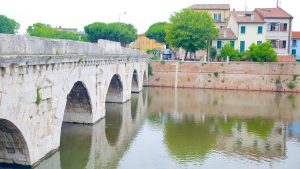 The Tiberius Bridge is one of the grandest and most eminent monuments in Rimini, heritage of its Roman roots.