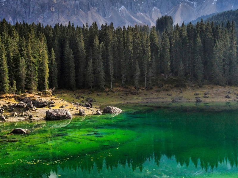 Dolomites Lake Carezza